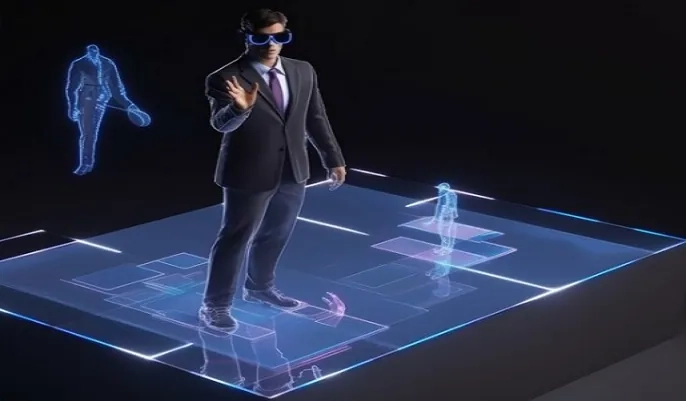 Designer using AI-powered virtual fitting room tech – how AI is disrupting fashion design and retail.” Length: 101 characters.