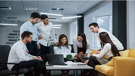 Professional safety officers in helmets and high-visibility vests inspecting a workplace – Advanced Health & Safety training online