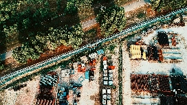 AI-driven construction supply chain planning with materials tracking dashboards, representing OHSC’s free course on smart construction logistics.