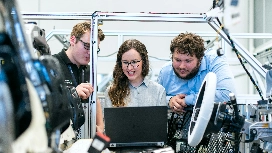 AI-powered project planning and design interface on screen, representing OHSC’s free AI for Project Planning and Design course.