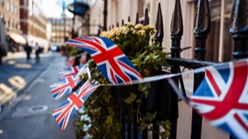 British flags displayed on a UK street, representing British values courses and learning what British values are