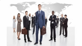 Business professionals demonstrating workplace etiquette, communication skills and professional behaviour in a corporate setting
