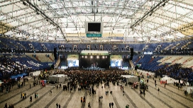 Large stadium crowd at major event – study crowd management services and AI short course online with OHSC