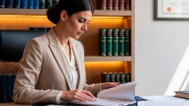 Students analysing legal documents in a classroom setting – study law online with OHSC’s Level 5 Extended Diploma