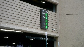 Digital information system display showing real-time data, representing level 7 diploma in information technology management studies